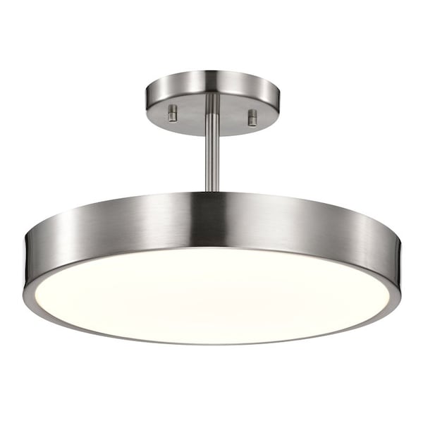 Sunpark 14 in. LED Ceiling Pendant Light 3000K, Satin Nickel Finish DC336D-PD-3000K-62 - main